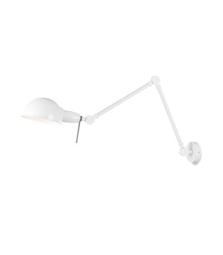 Aplique de pared brazo articulado blanco IND1 orientable E27