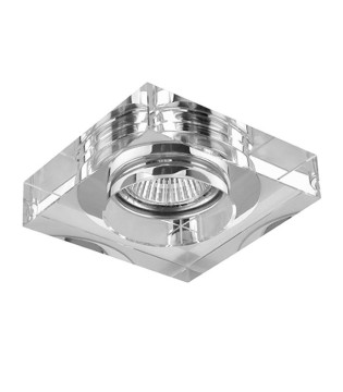 Foco Empotrable GU10 de Cristal cuadrado TRANSLÚCIDO MATIZADO 10 mm 2