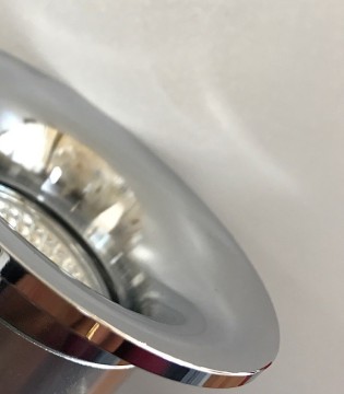 Aro empotrable fijo cromo YLD NC1825 Ø90 2
