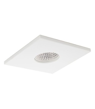 Aro Empotrable cuadrado BLANCO  GU10 98mm