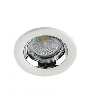 Foco empotrable GU10 NC2002R 88mm - YLD blanco-cromo