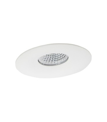 Aro Empotrable Fijo circular 98mm Blanco