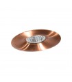 Aro Empotrable Fijo circular  cobre brillo 98mm