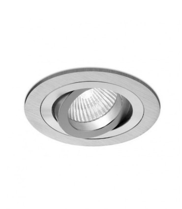 Aro Foco Empotrable Redondo Aluminio BASIC Orientable C0001 Mantra