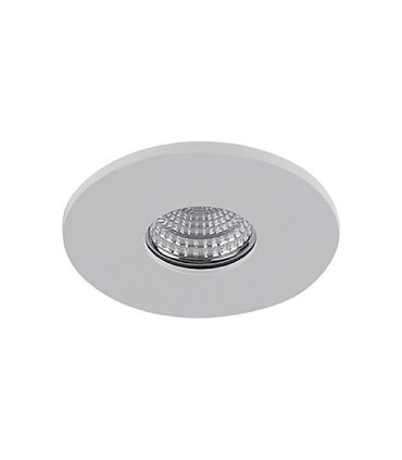 Aro Empotrable  de techo redondo GU10 85mm Blanco - YLD