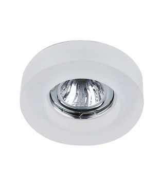 Aro Empotrable Cristal  Mate redondo GU10 Ø10cm