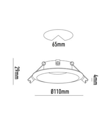 Foco empotrable GU10 NC2160R - YLD -...