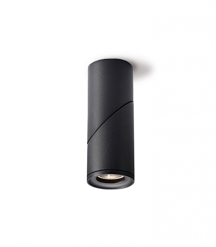 Foco superficie redondo orientable negro Ø60mm GU10 MX8200