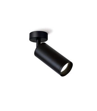 Foco superficie redondo orientable blanco - negro Ø60mm GU10 MX8102 2