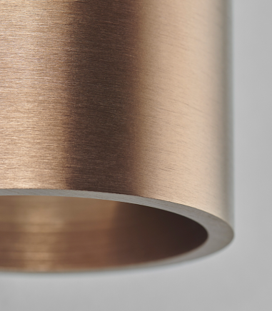 Detalle: Aplique Zero W2 oro rosa Ø80mm - LIGHT POINT