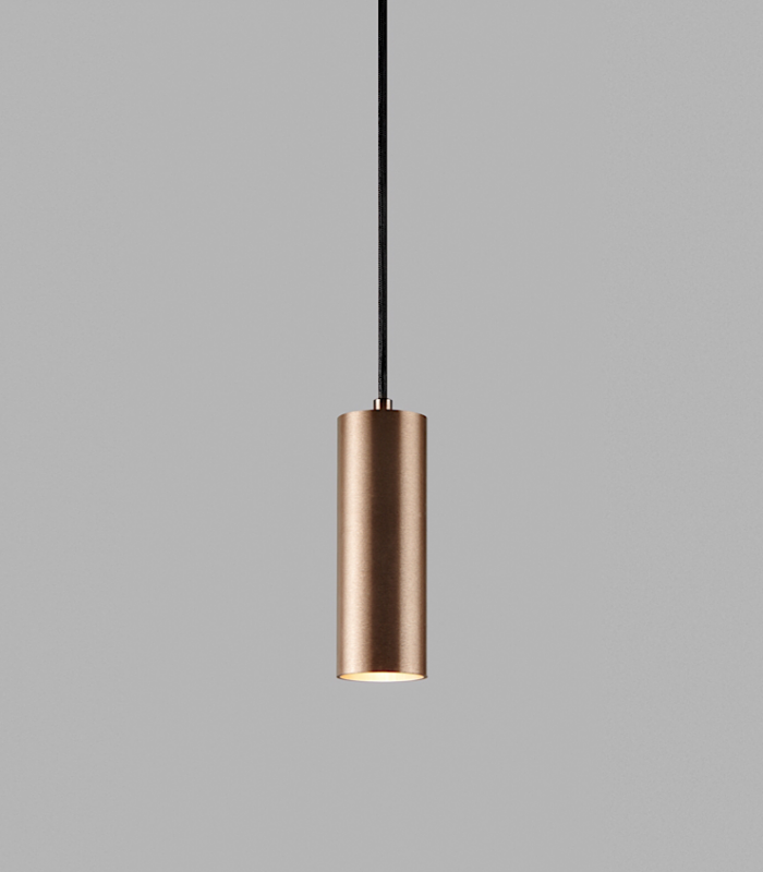Lámpara Colgante Zero S1 oro rosa Ø70mm - LIGHT POINT
