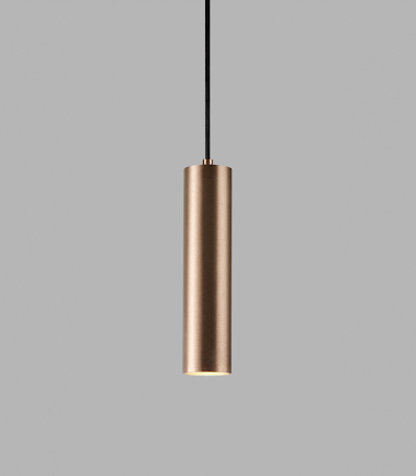 Lámpara Colgante Zero S2 oro rosa Ø70x300mm - LIGHT POINT