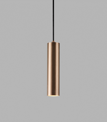 Lámpara Colgante Zero S2 oro rosa Ø70x300mm - LIGHT POINT