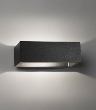 Aplique Led Brick negro 6W 18cm - LIGHT POINT
