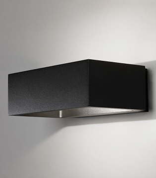 Aplique Led Brick negro 6W 18cm - LIGHT POINT 2