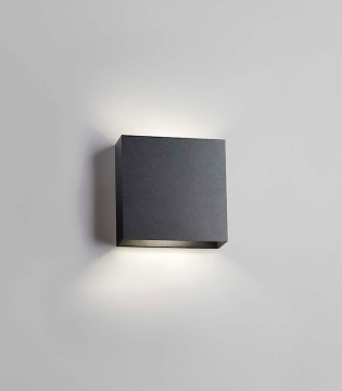 Aplique Compact Up/Down Negro W1 Peq - LIGHT POINT