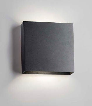 Aplique Compact Up/Down Negro, W3 Grande - LIGHT POINT