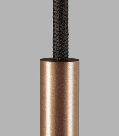 Detalle Colgante Drop S1 oro rosa 60cm - LIGHT POINT