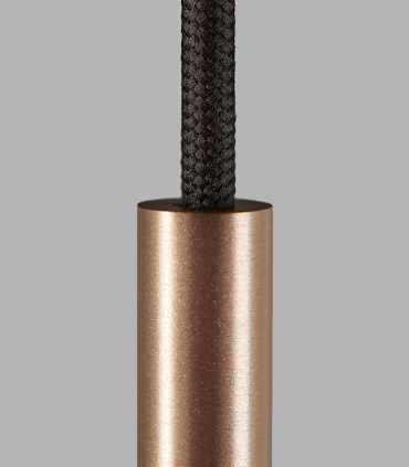 Detalle Detalle Colgante LED Drop S2 oro rosa 90cm - LIGHT POINT