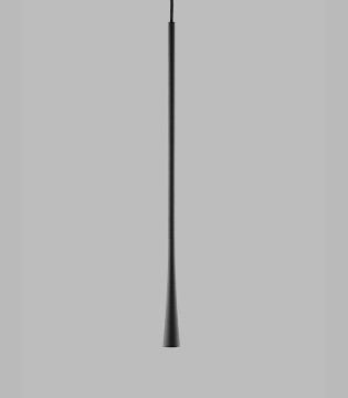 Colgante Drop S2 negro,  90cm - LIGHT POINT