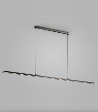 Lámpara LED lineal colgante Slim S1500 negro 150cm - LIGHT POINT 2