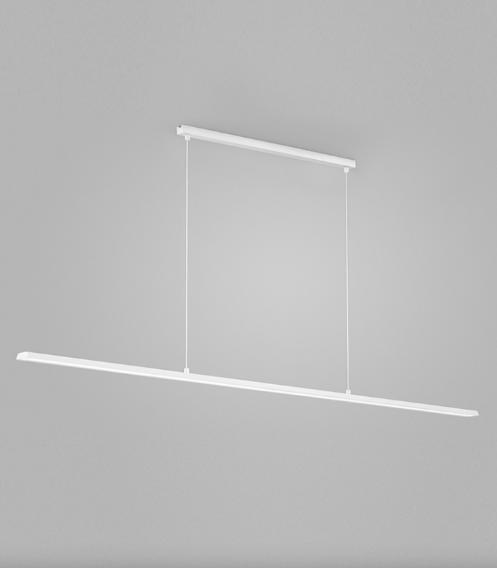 Lámpara Colgante Slim S1500 blanco 150cm - LIGHT POINT