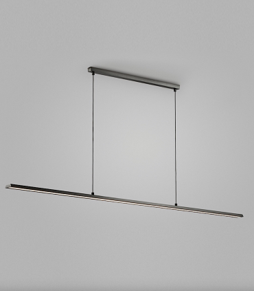 Lámpara Colgante Slim S1800 negro 180cm - LIGHT POINT