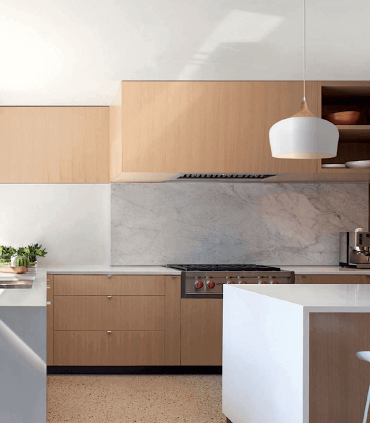 Lámpara colgante nórdica blanco-madera Ø31 MD8035M-WH - Ineslam