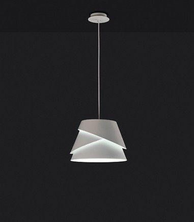 Colgante de techo ALBORÁN Blanco 33cm 5862 Mantra