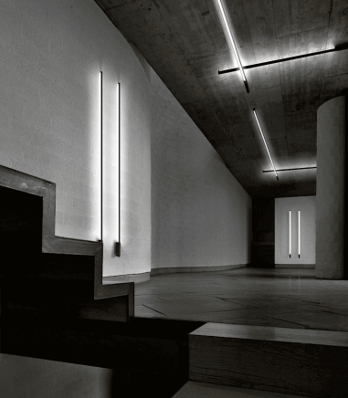Aplique-Plafón Stripe C/W S2000 negro 200cm - LIGHT POINT