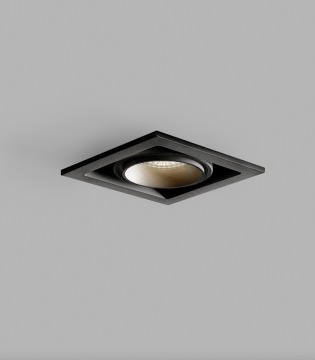 Foco Empotrable Ghost 1 Led 1L 110mm negro - LIGHT POINT 2