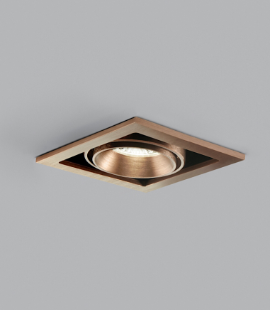 Foco Empotrable Ghost 1+ Led 1L 10W oro rosa - LIGHT POINT