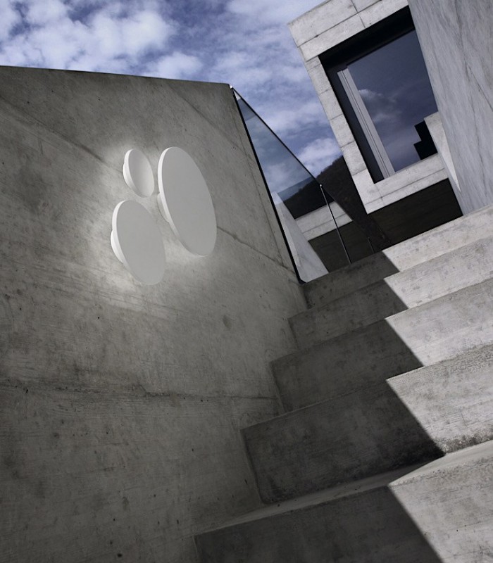 Imagen de ambiente Aplique de diseño SOHO blanco - LIGHT POINT