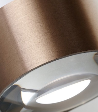 Detalle Aplique de diseño ORBIT oro rosa - LIGHT POINT