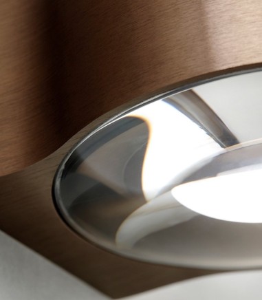 Detalle Aplique de diseño ORBIT oro rosa - LIGHT POINT