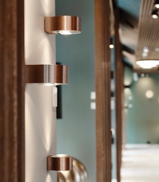 Apliques de diseño ORBIT oro rosa - LIGHT POINT