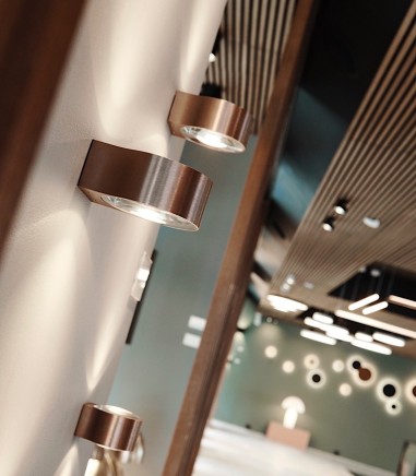 Apliques de diseño ORBIT oro rosa - LIGHT POINT