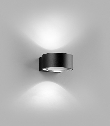 Aplique de diseño ORBIT W1 negro - LIGHT POINT