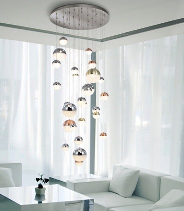 Lampara SPHERE Ø80 27 luces 793960 - Schuller