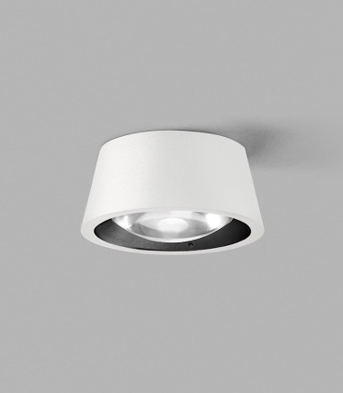 OPTIC OUT 1 blanco - LIGHT POINT con arillo negro incluido.