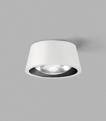 OPTIC OUT 1 blanco - LIGHT POINT con arillo negro incluido.