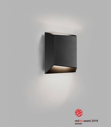 Aplique de diseño FACET  W1 UP/DOWN negro LED - LIGHT POINT