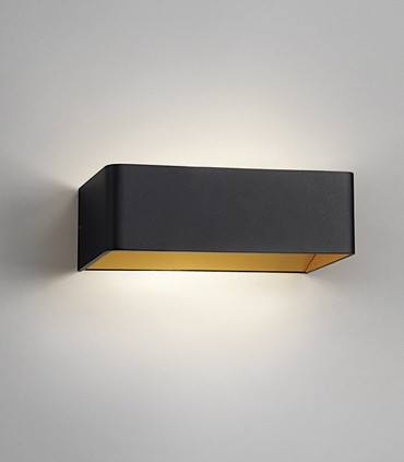 Aplique de diseño MOOD 2 negro-oro LED - LIGHT POINT