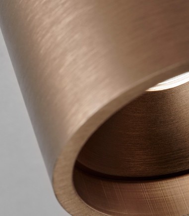 Detalle acabado SOLO ROUND oro rosa - LIGHT POINT