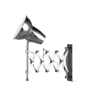 Aplique pared orientable FLEXI cromo E27
