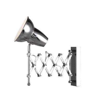 Aplique pared orientable FLEXI cromo E27