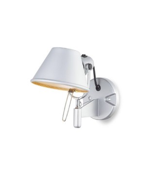 Aplique de pared orientable TD2 metal gris E27