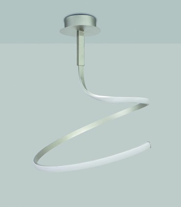 Lámpara de techo LED NUR 30W Simple plata Mantra