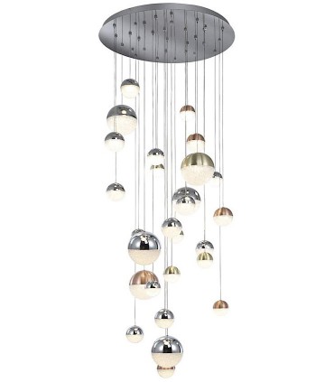 Lampara SPHERE Ø80 27 luces 793960 - Schuller