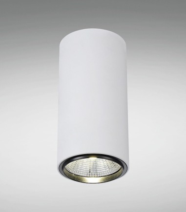 Foco de superficie CIL FIJO BLANCO LED 10W Ø90mm